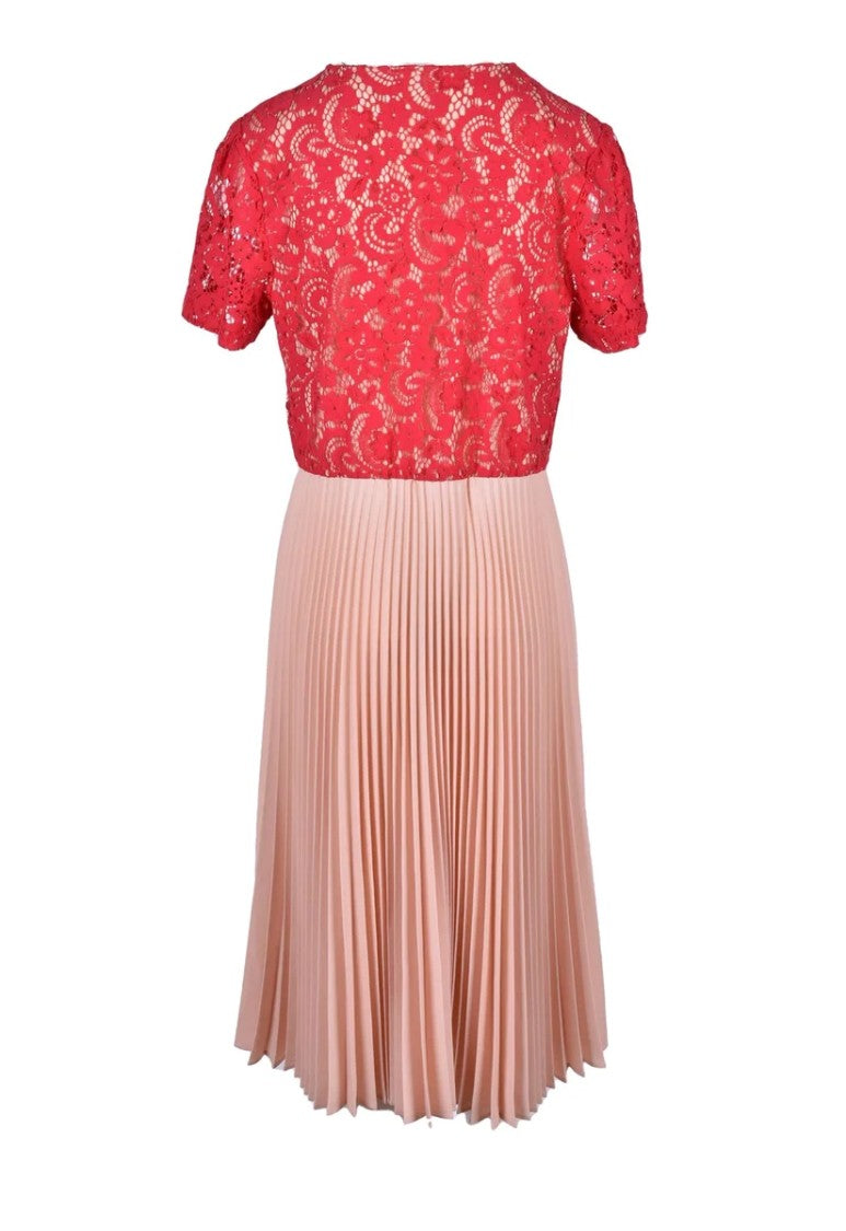 Semi Couture Colors Lace Cotton-Blend Dress