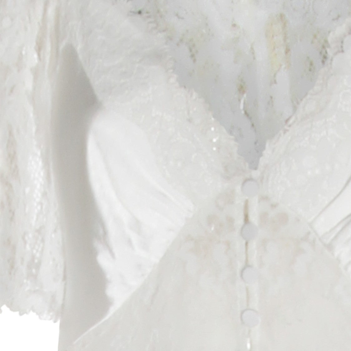 Self-Portrait White Lace Maxi Dress