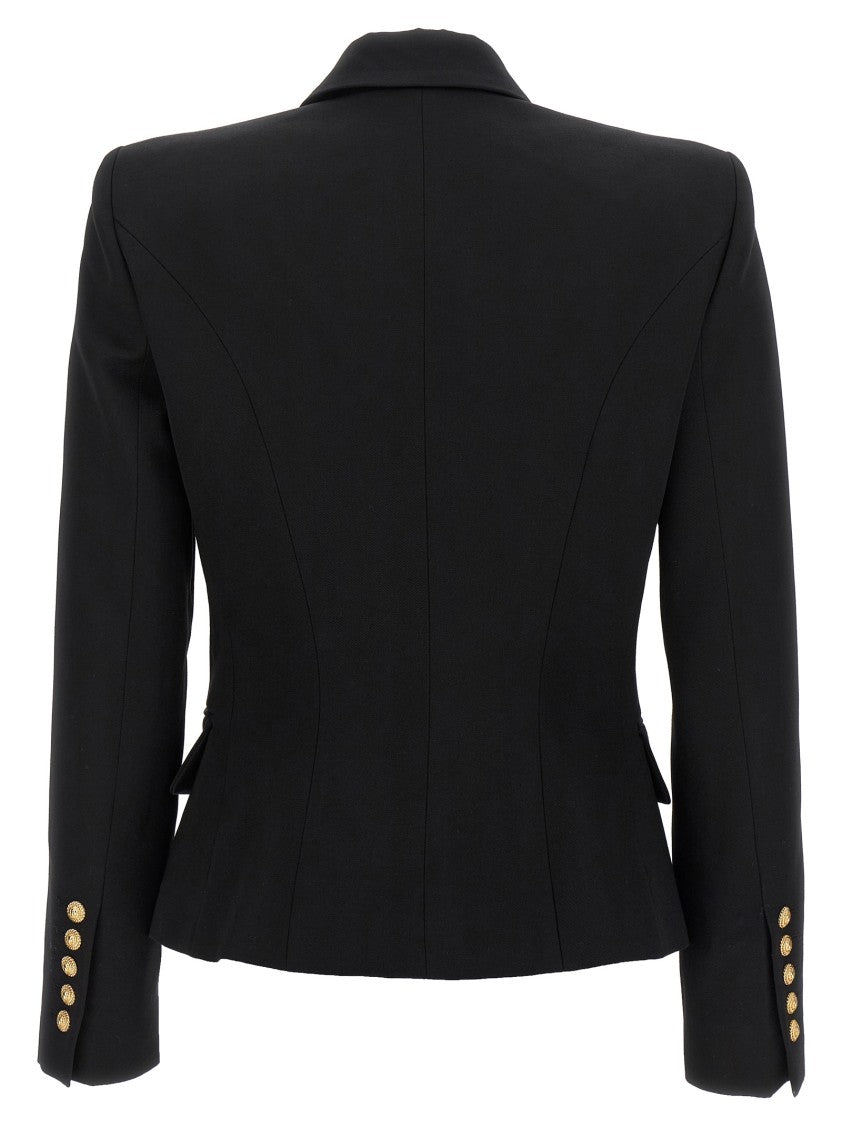 Balmain Double-Breasted Wool Blazer