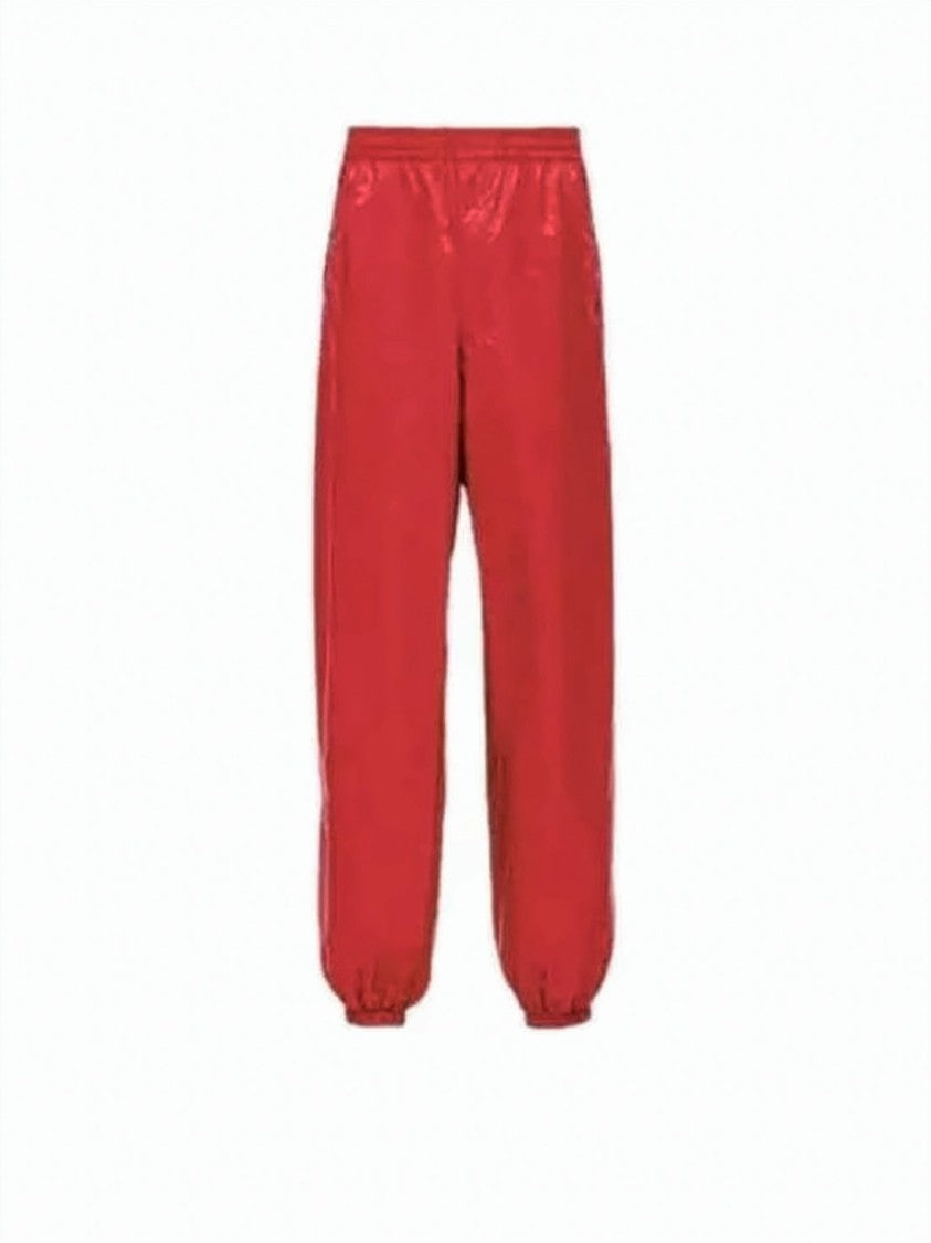 Prada Relaxed Fit Red Jogger Pants