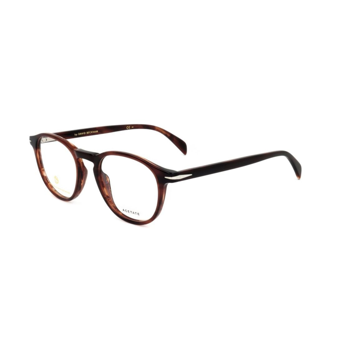 David Beckham Db 1018 Round Frame Tortoiseshell Acetate Eyeglasses