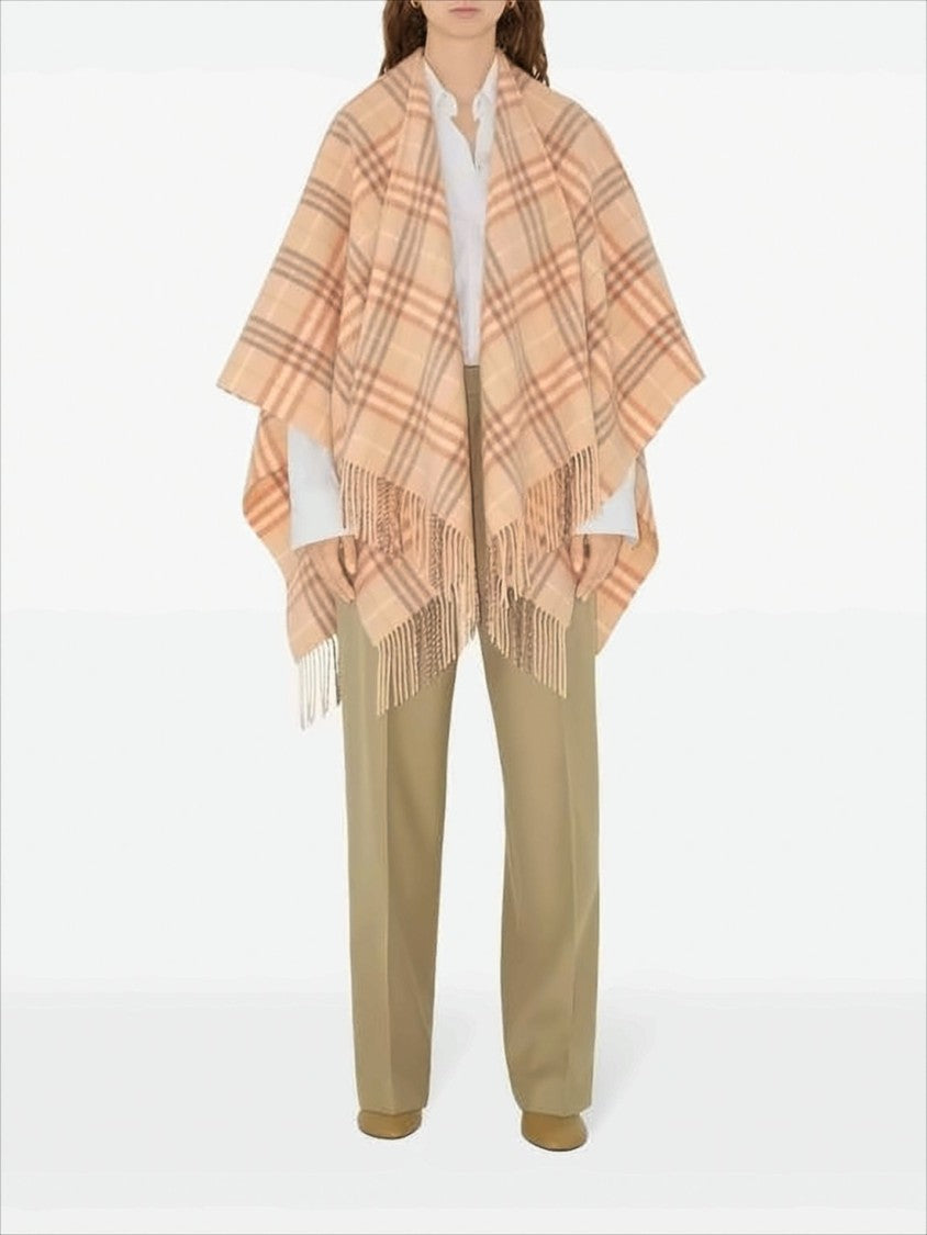 Burberry Oversized Wool And Cashmere Blend Scarf