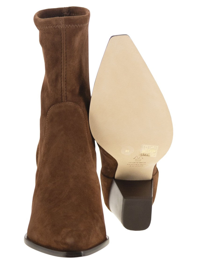 Stuart Weitzman Jolene - Suede Ankle Boots