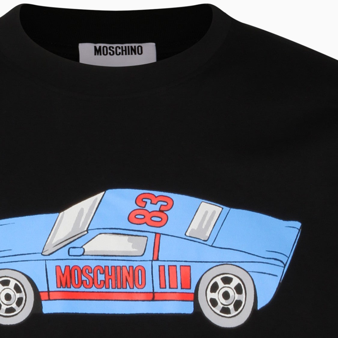 Moschino Short-Sleeve Black T-Shirt