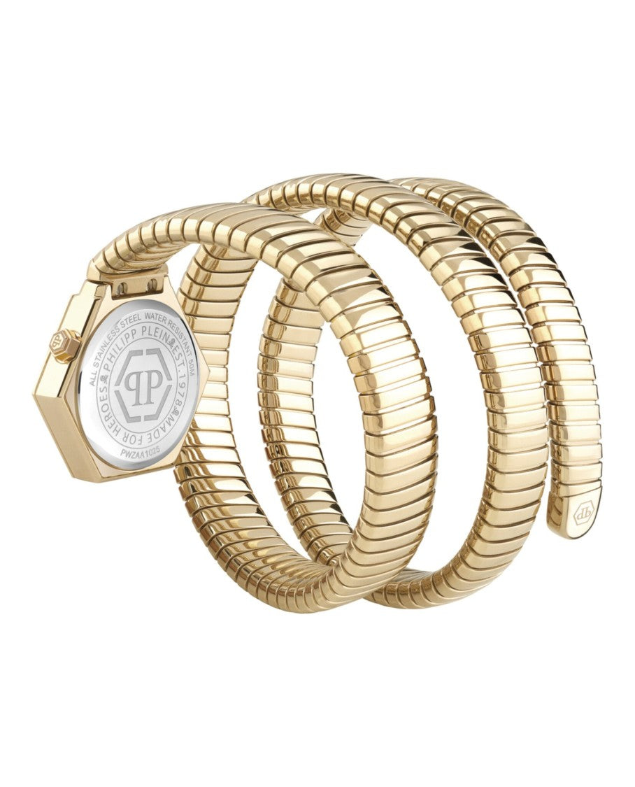 Philipp Plein $Nake Hexagon Crystal Watch