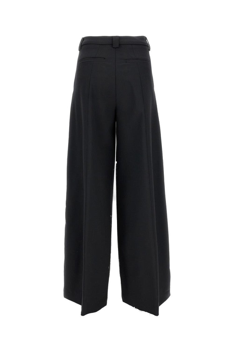 The Latest Wide Trousers With Classic Front Closure