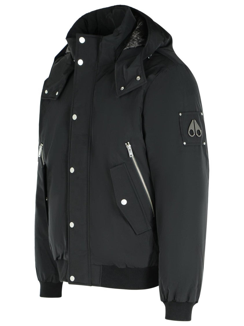Moose Knuckles Black Polyester Jacket