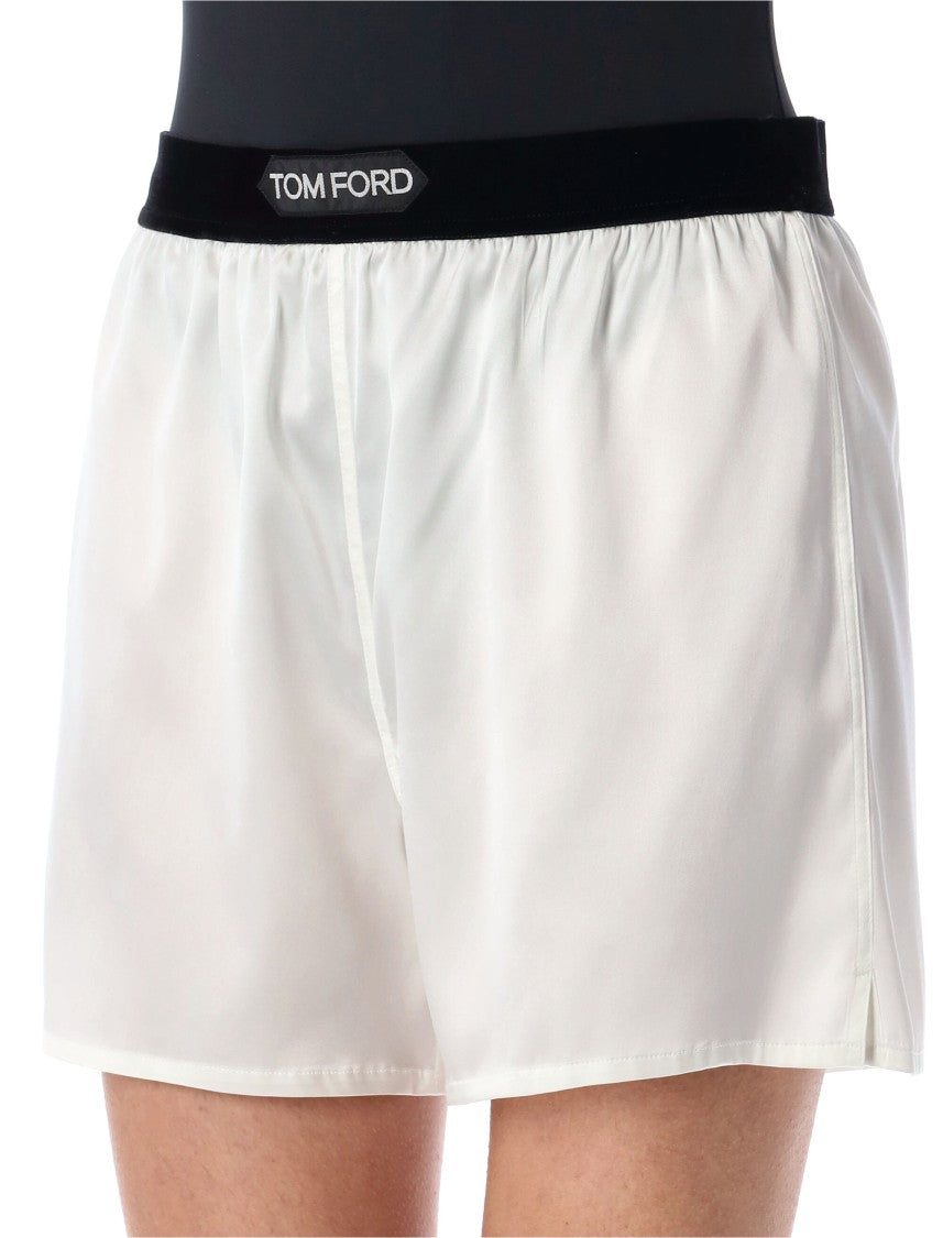 Tom Ford Stretch Silk Satin Boxer Shorts