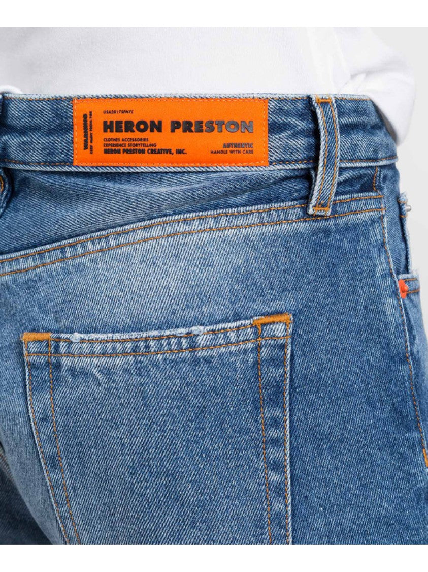 Heron Preston 5 Pockets Slim Fit Jeans