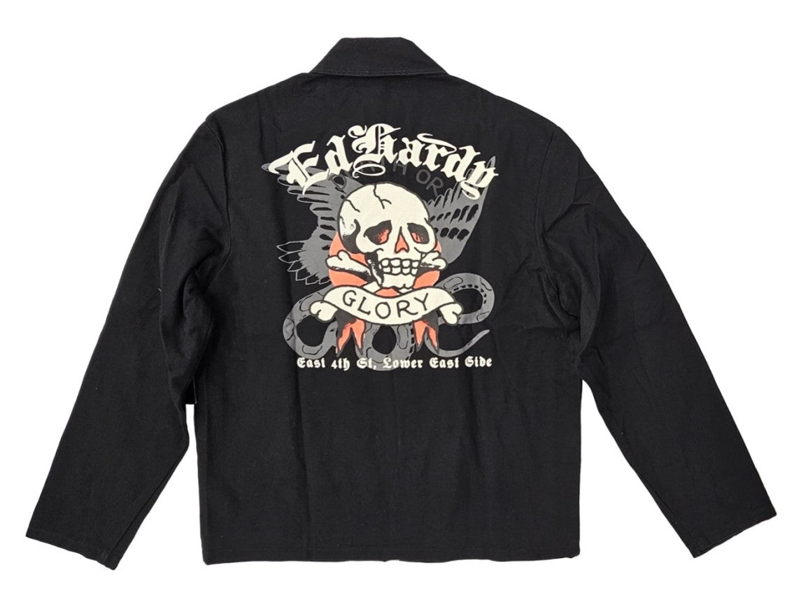 Ed Hardy Dg Skull Workwear Jacket - Ehmo1203-2