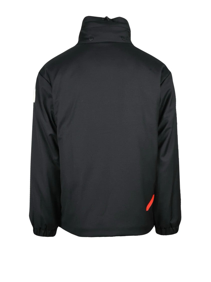 After Label Adamello High Collar Jacket With Zip Closure And Quilted Interior
