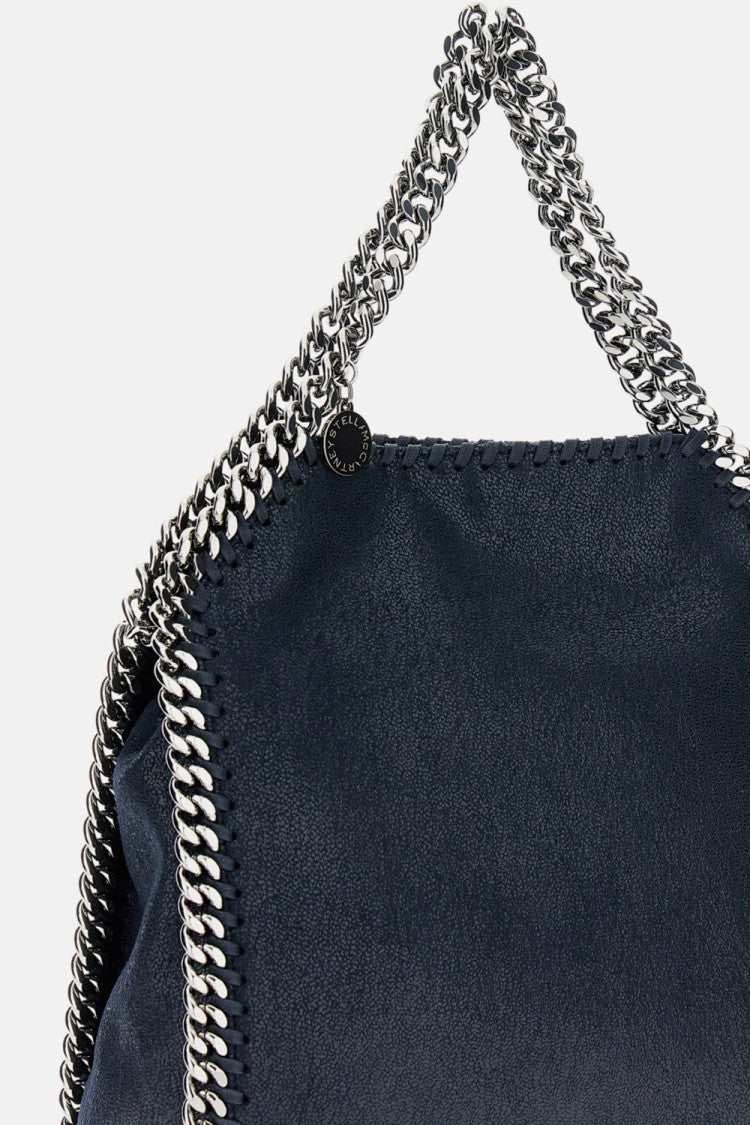 Stella Mccartney Falabella Mini Tote With Diamond-Cut Chain Detail