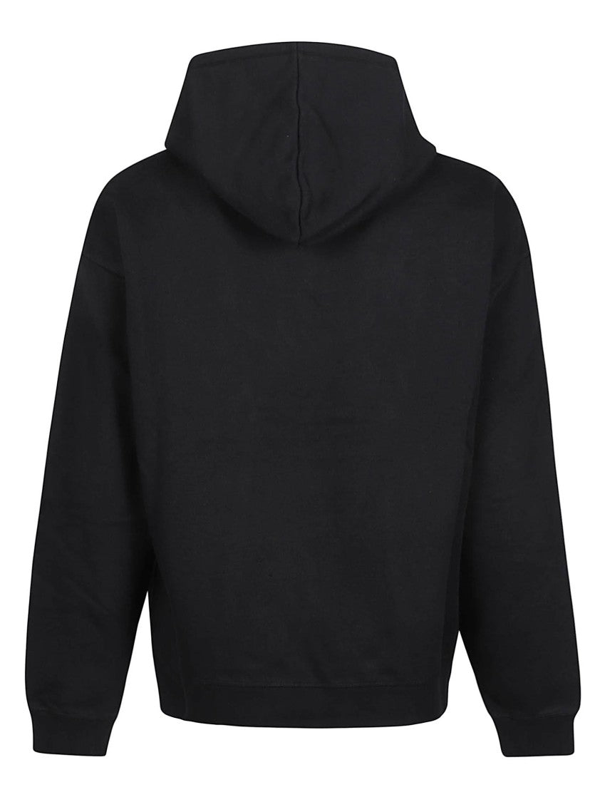 Dsquared2 D2 Signature Cropped Drawstring Hoodie