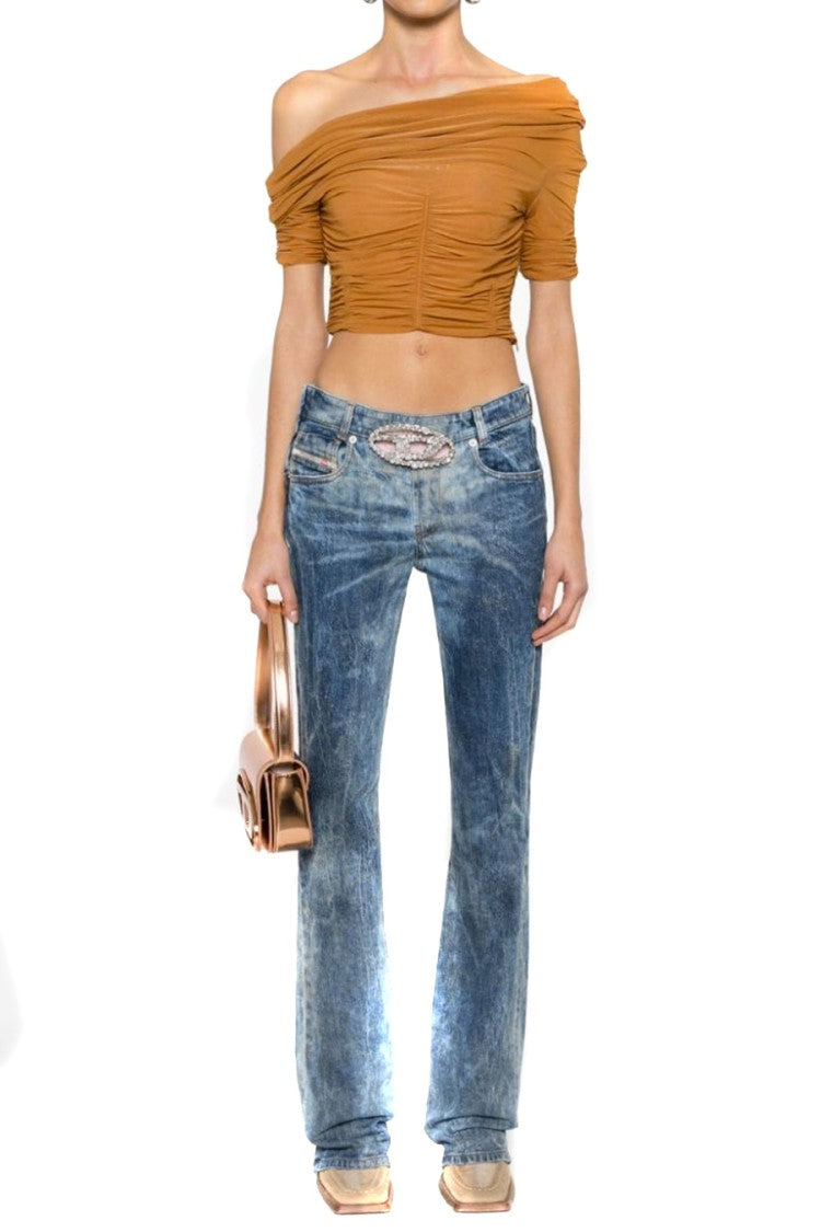 Diesel Blue Flared Leg Jeans