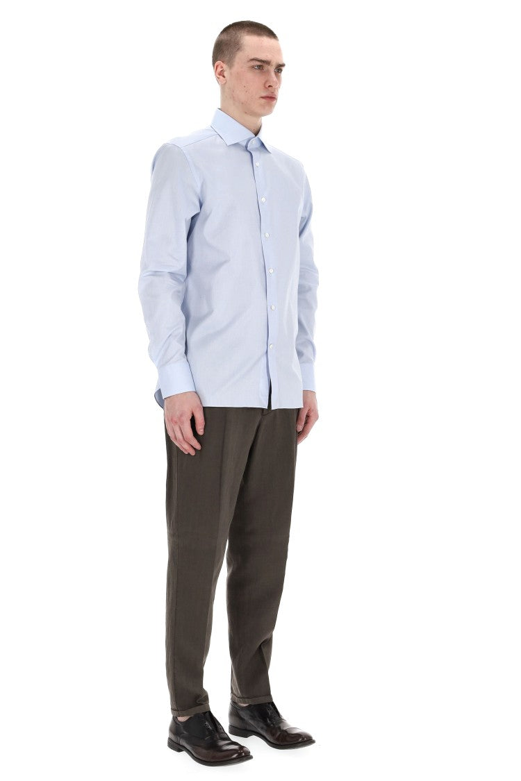 Zegna Trofeo Knitted Cotton Shirt
