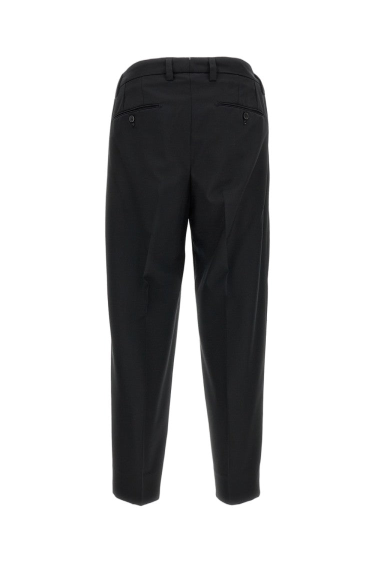 Briglia 1949 Tropical Wool Pleated Regular-Fit Pants