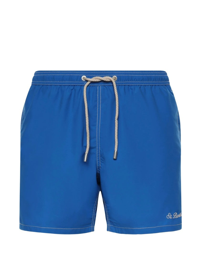 Mc2 Saint Barth Blue Patmos Swim Shorts