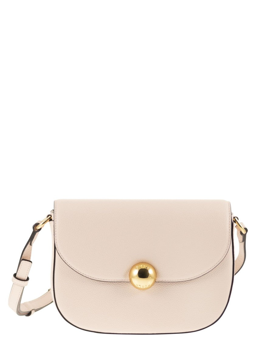 Furla Compact Saddle Shoulder Bag With Iconic Sfera Logo