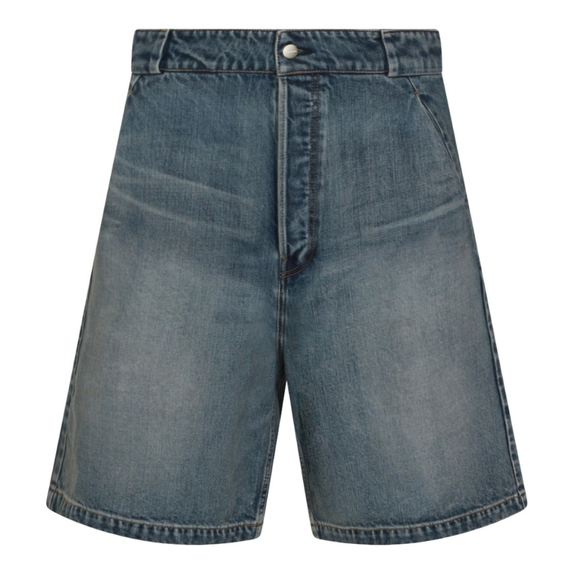 Fear Of God Relaxed Fit Denim Shorts With Classic Five-Pocket Design
