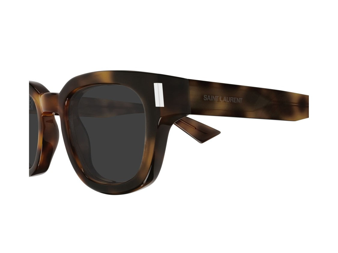 Saint Laurent Sl 838 Metallic Tortoiseshell Square Sunglasses