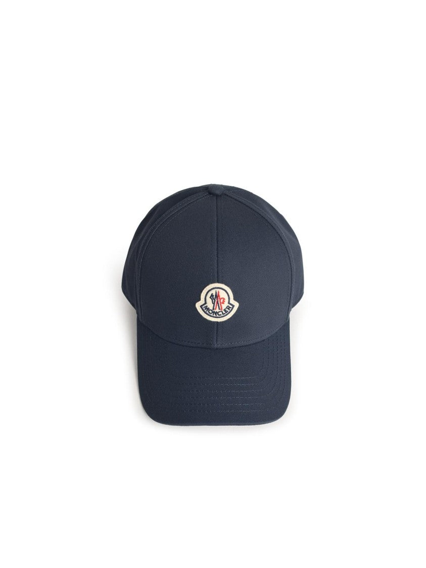 Moncler Blue Cotton Cap