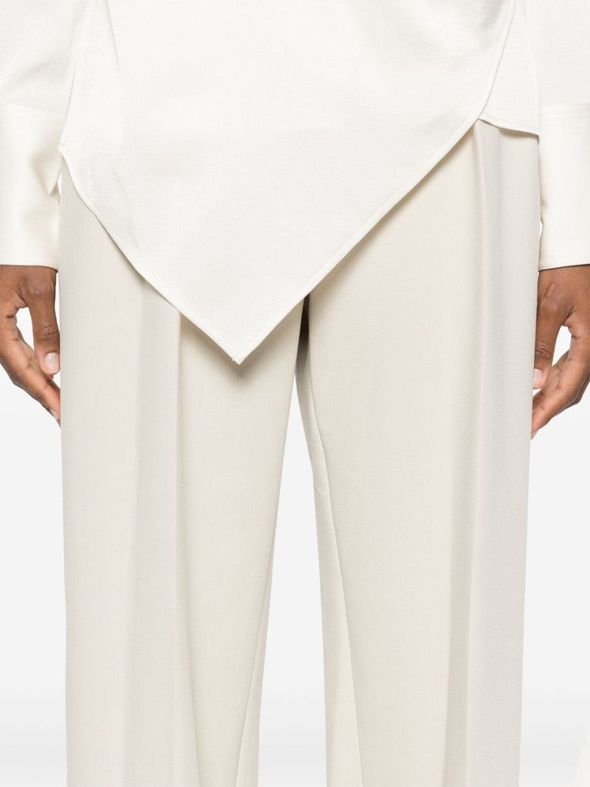 Patrizia Pepe Light Beige Tailored Pants