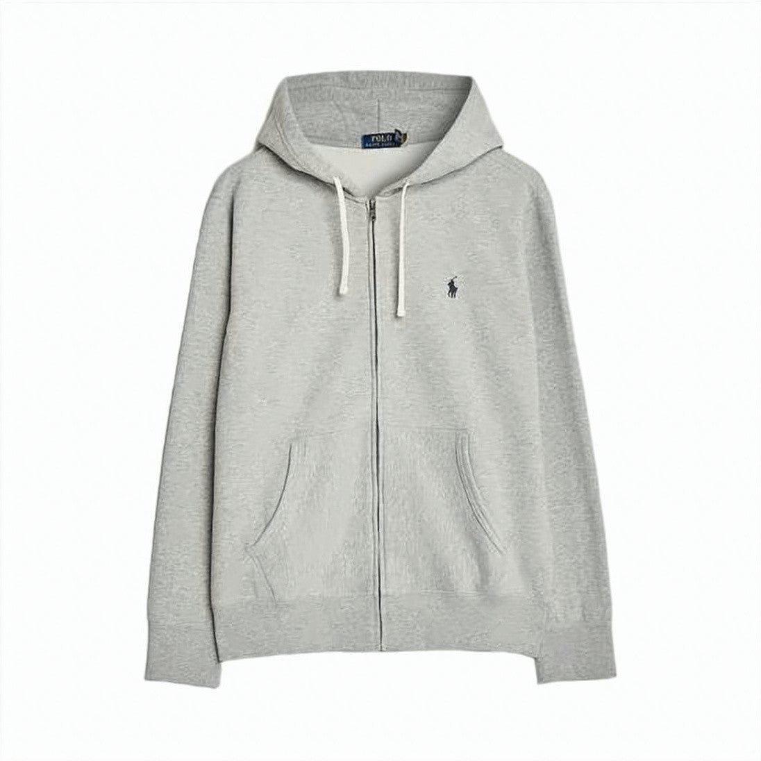 Polo Ralph Lauren Light Grey Zip-Up Hoodie