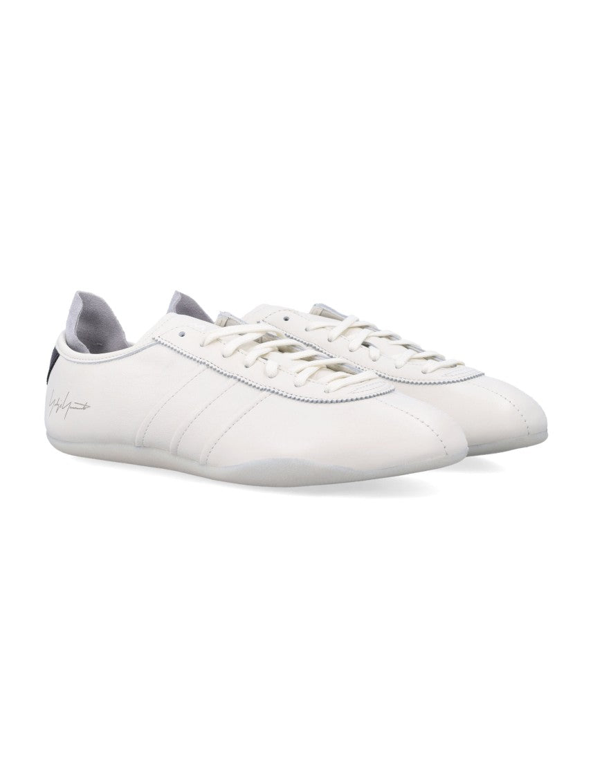 Y-3 Tokyo Off-White Leather Sneakers