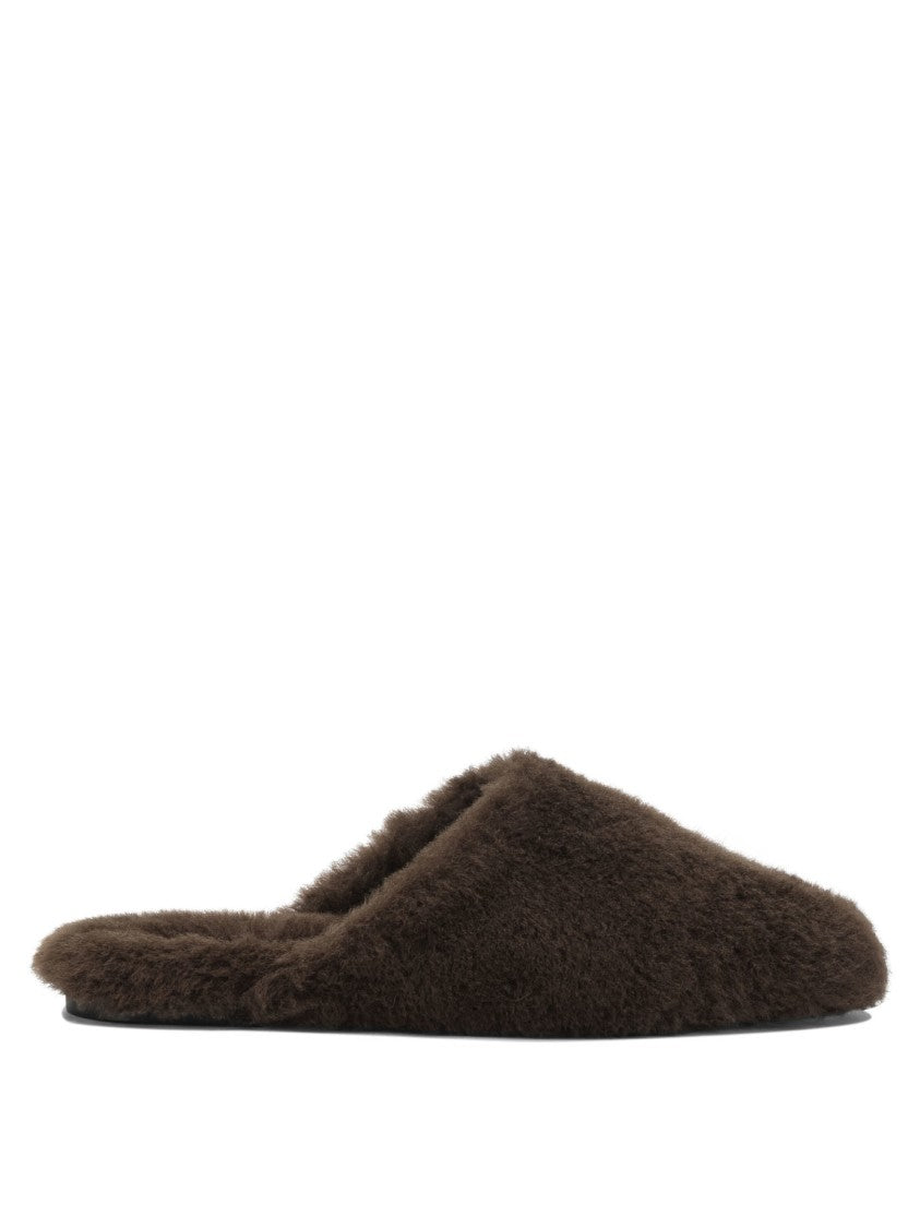 Aeydē "Rega" Slippers In Shearling
