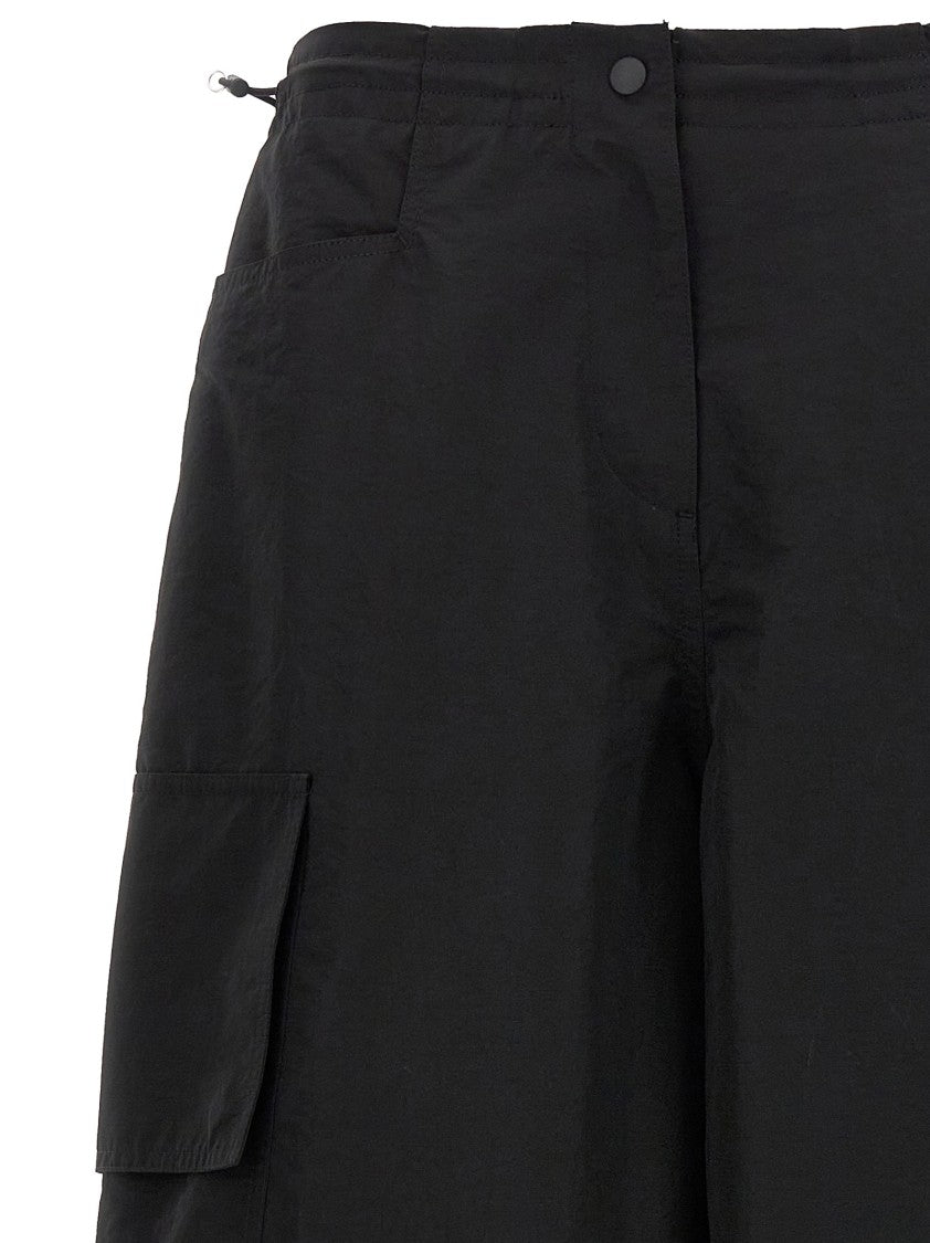 Palm Angels Wide-Leg Nylon Parachute Pants With Adjustable Cuffs