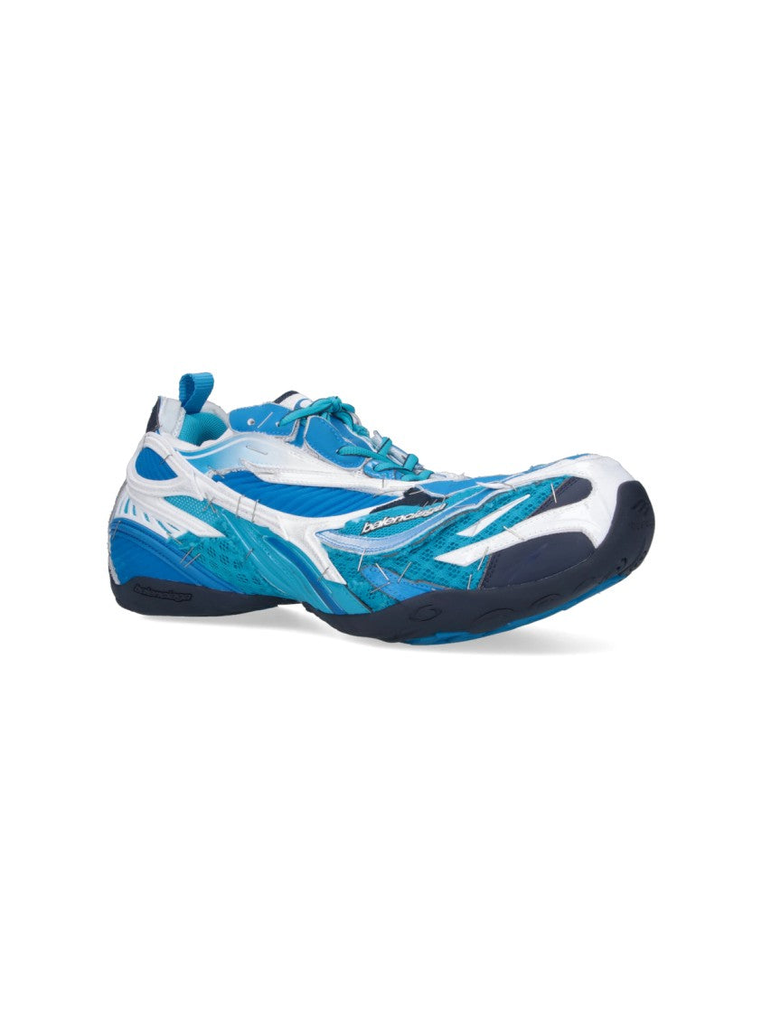 Balenciaga "Soleless" Sneakers – Light Blue