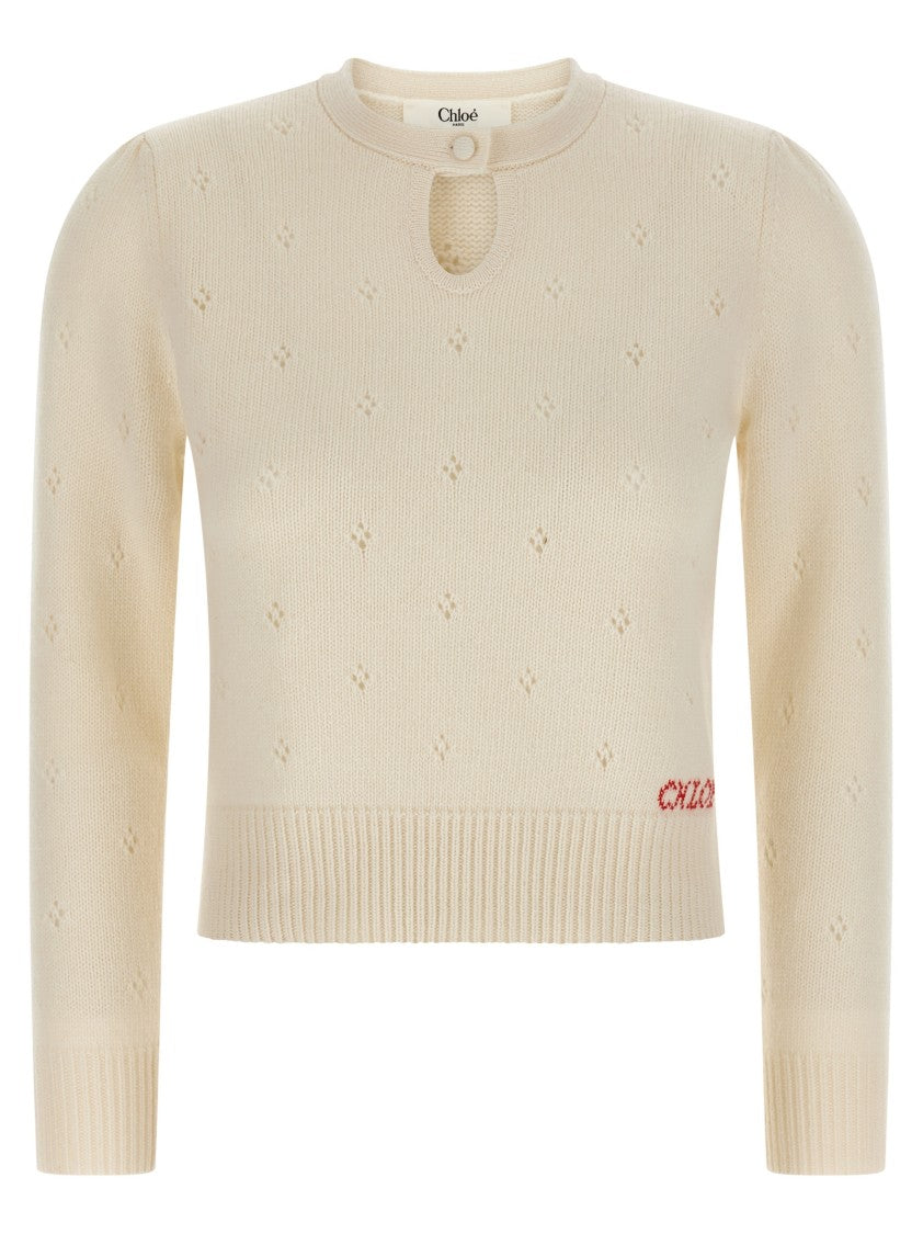 Chloé Jacquard Logo Sweater