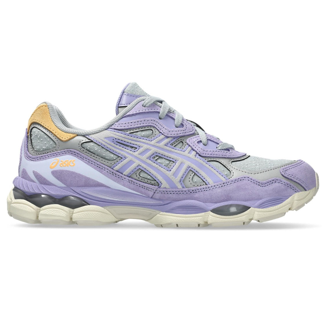 Asics Piedmont Grey And Bluebell Accented Gel-Nyc Sneakers