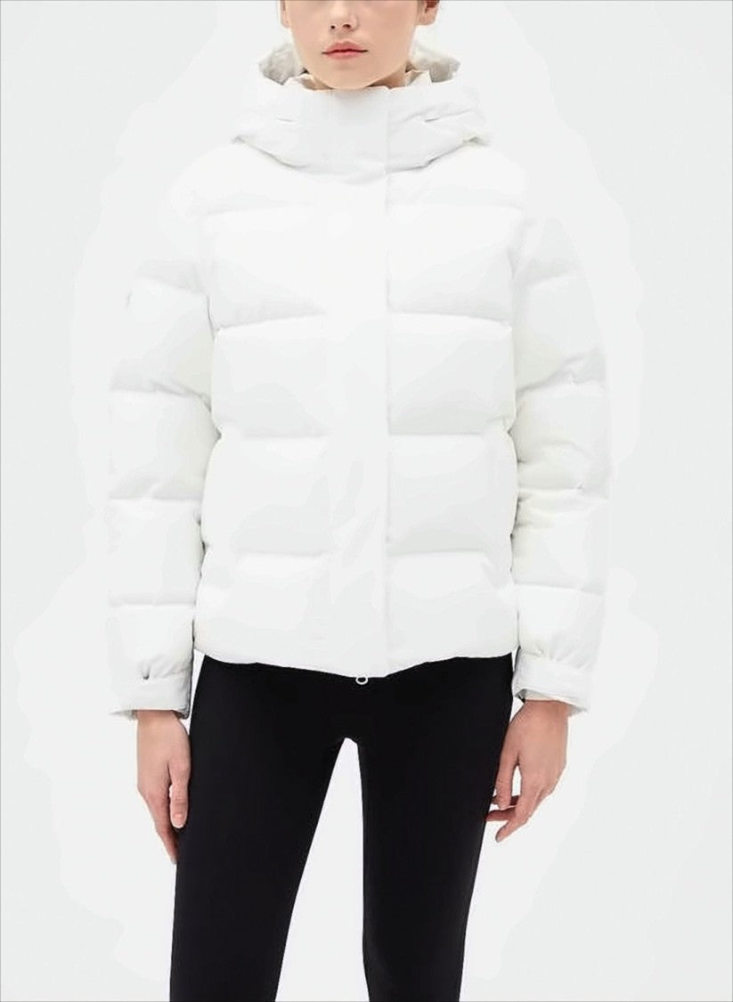 Duvetica Quilted Down Puffer Jacket With High Collar