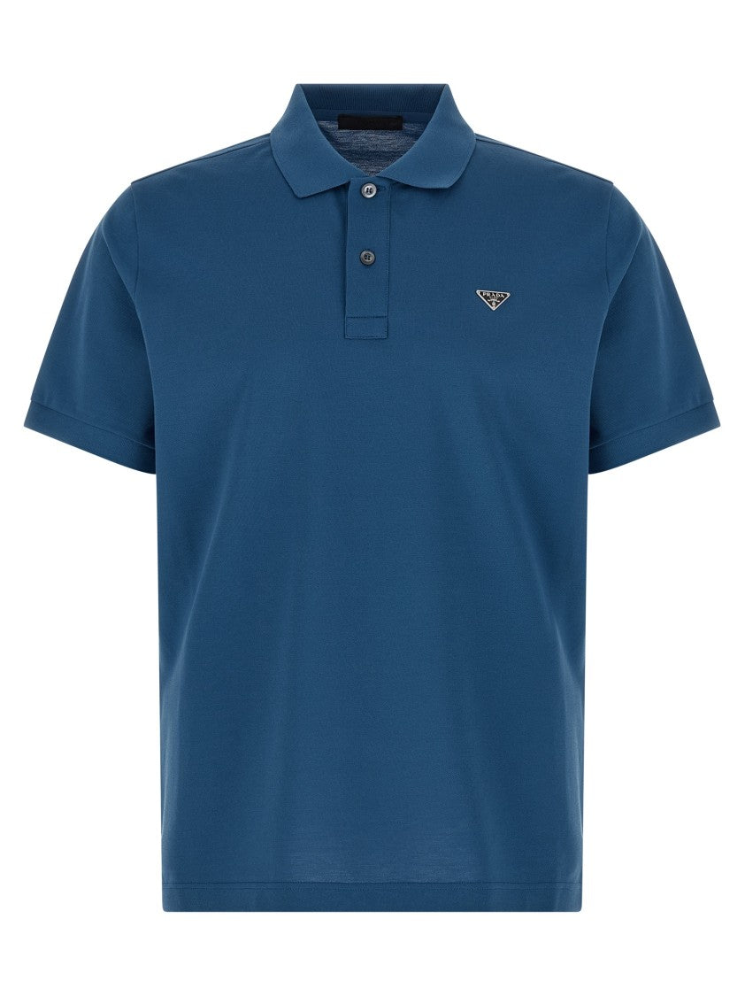 Prada Logo Polo Shirt