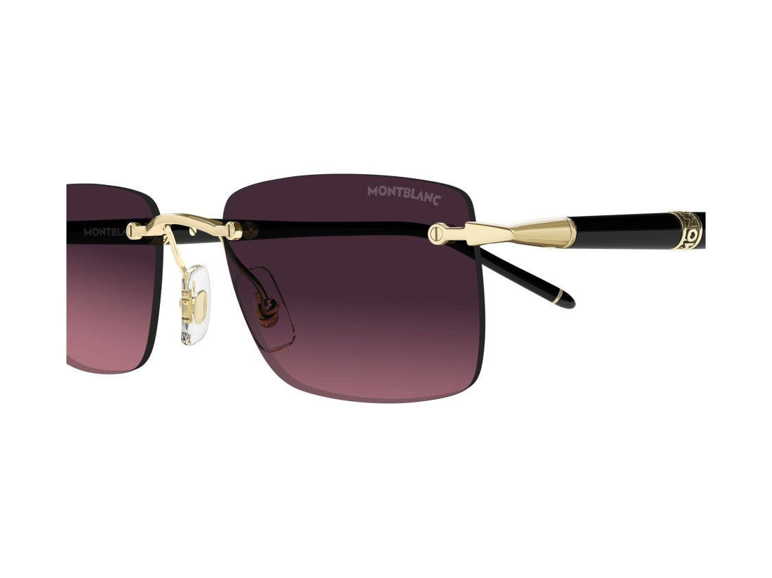 Montblanc Mb0344s Rimless Square Sunglasses