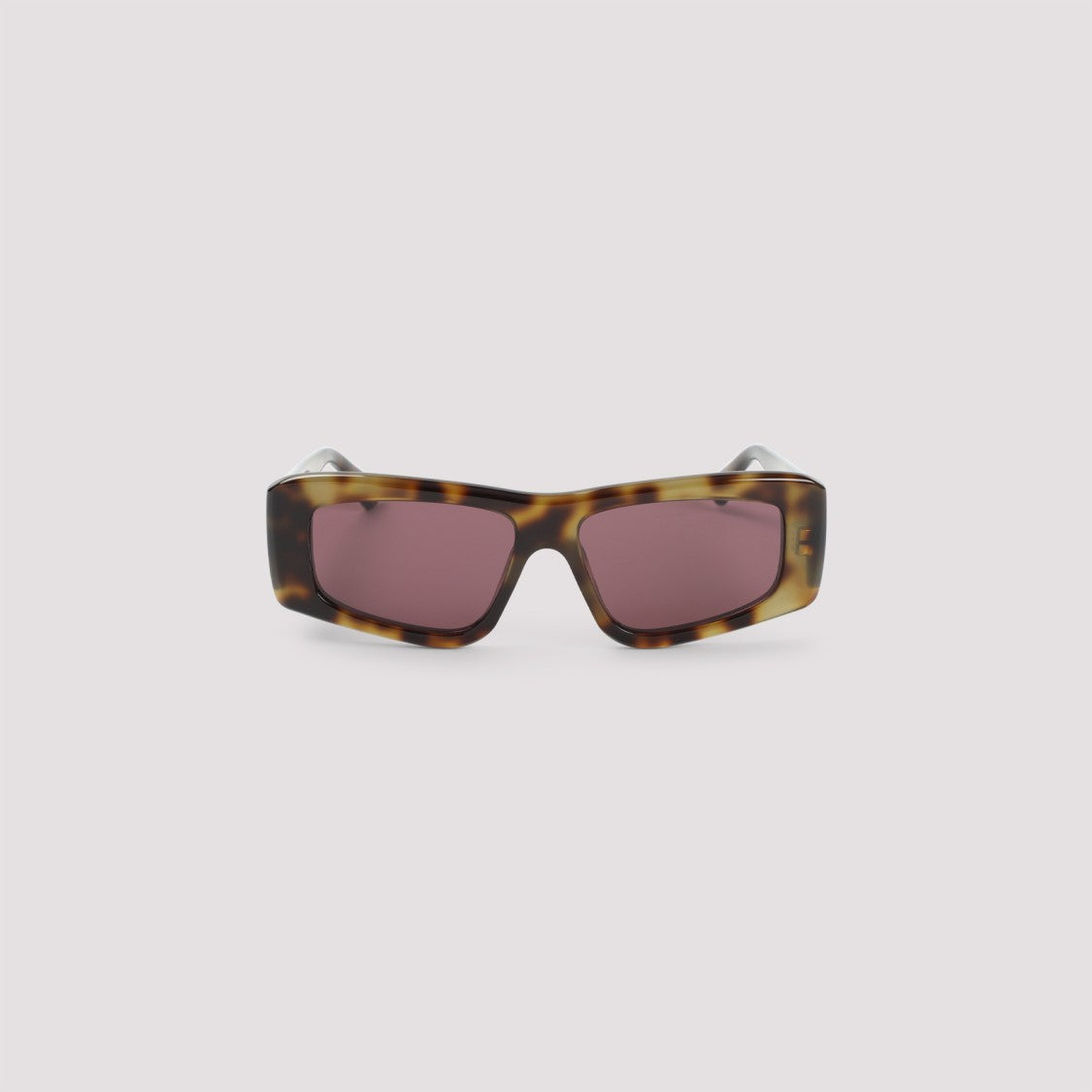 Chloé Oversized Brown Acetate Sunglasses With Tinted Lenses