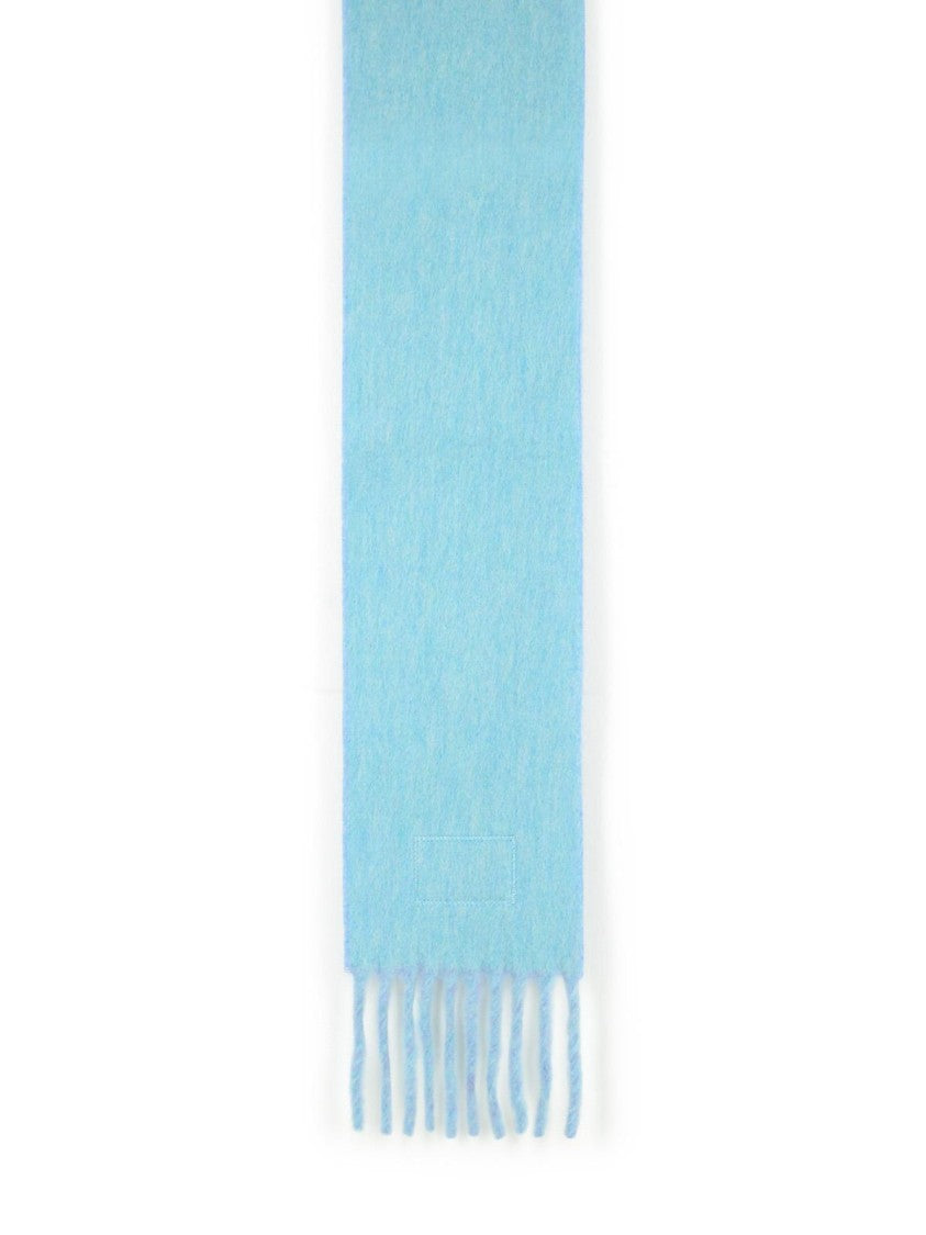 Acne Studios Light Blue Alpaca And Wool Blend Scarf