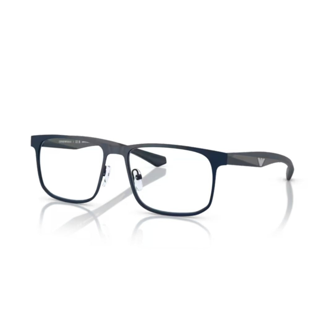 Emporio Armani 0Ea1163 Lightweight Rectangular Eyeglasses With Adjustable Nose Pads
