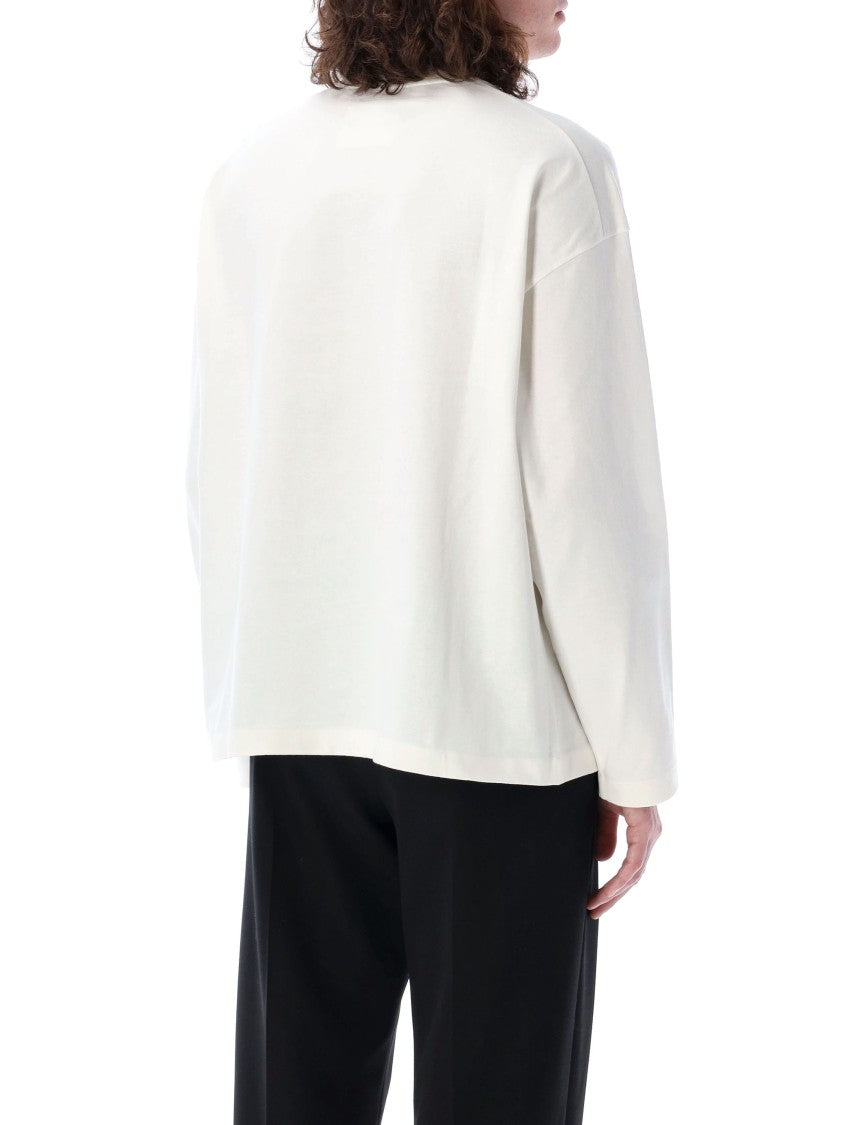 Jil Sander Oversized Porcelain Cotton T-Shirt