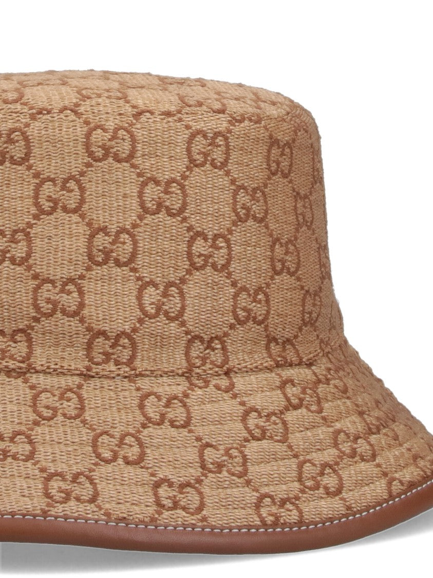 Gucci "Gg" Bucket Hat – Beige
