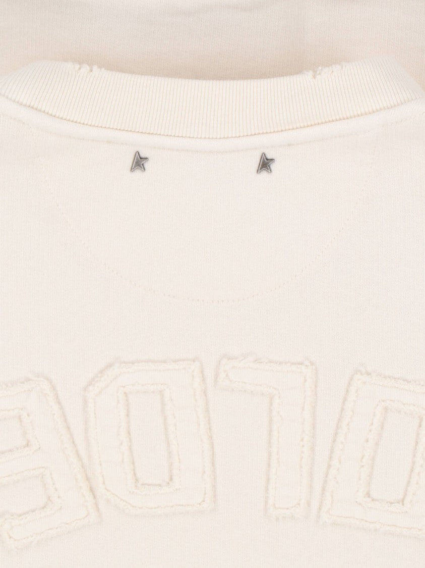 Golden Goose Logo Sweatshirt – White