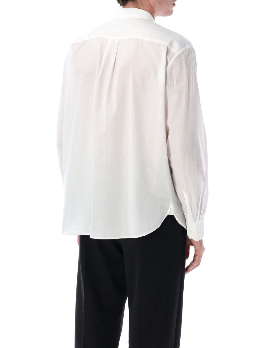 Our Legacy Promise White Cotton Pleats Shirt