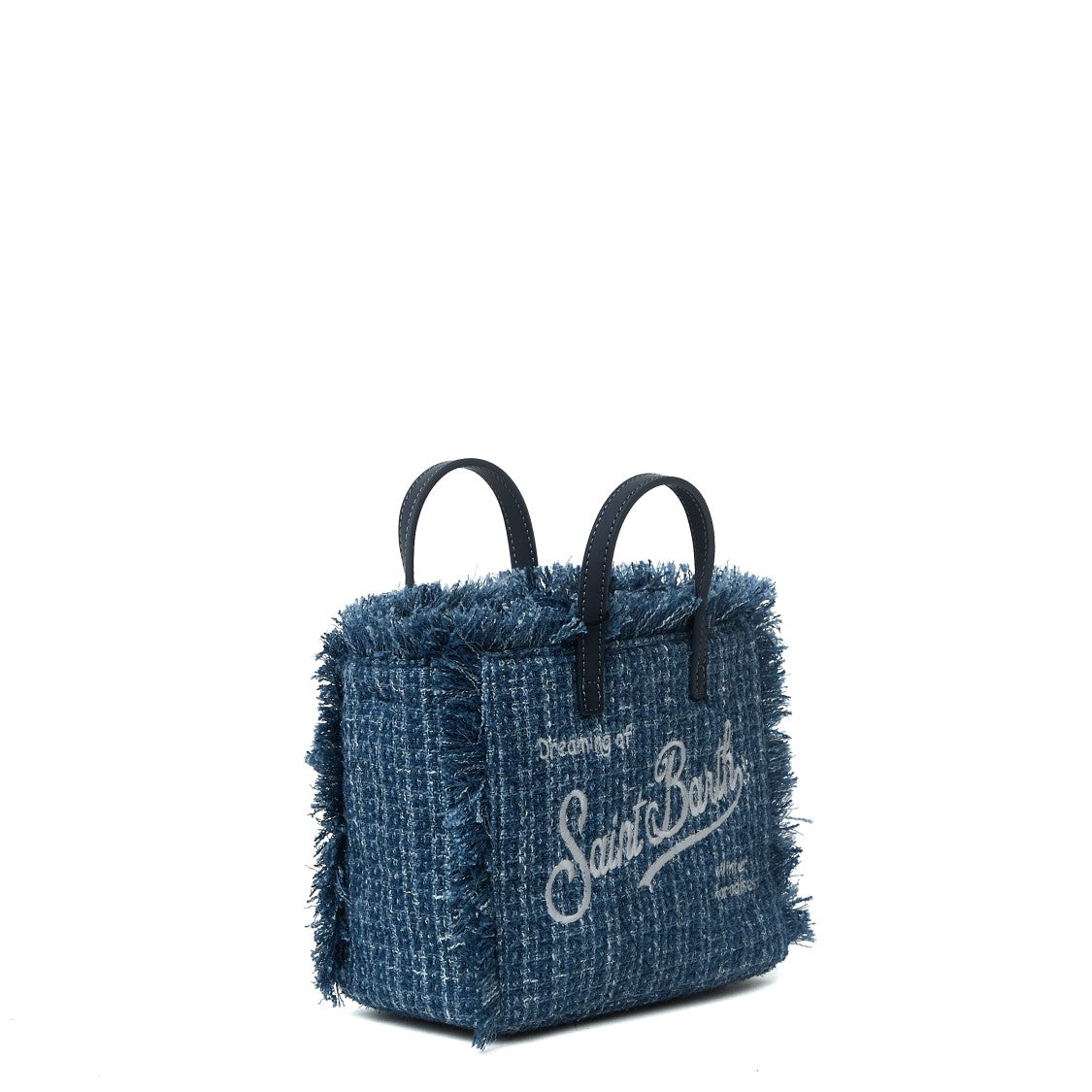 Mc2 Saint Barth Vanity Mini Tweed Top-Handle Bag