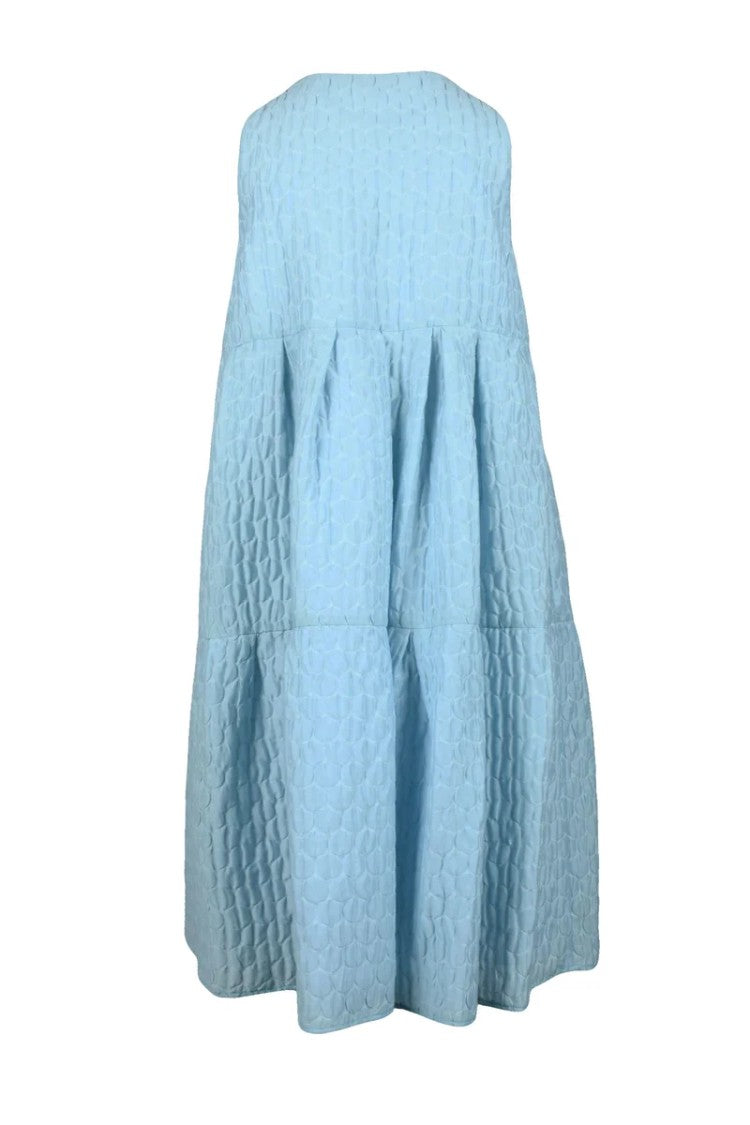 Unique Edition Gauzed Dress - Light Blue