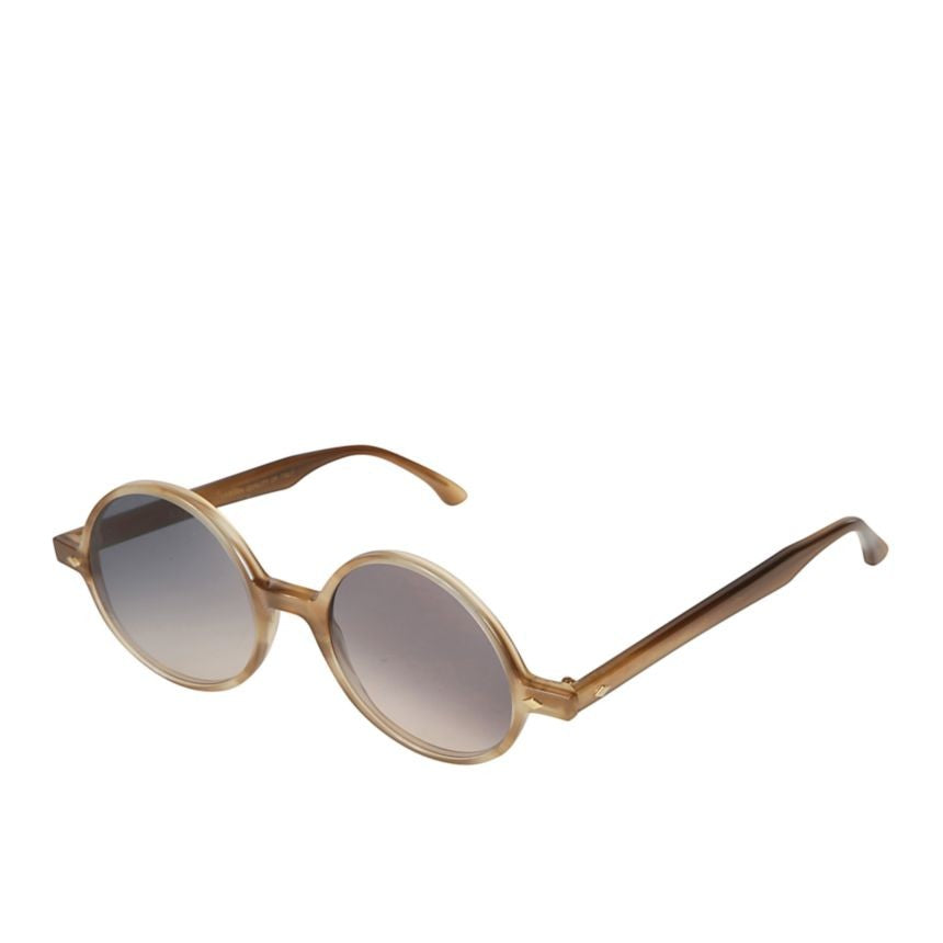Kador Rondo Gradient Tinted Round Sunglasses With Translucent Frame