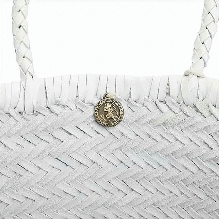 Dragon Diffusion Woven Calf Leather Shoulder Bag