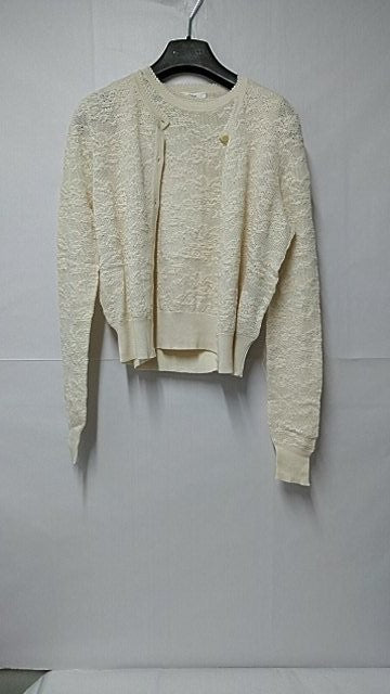 Chloé Lace-Effect Knit Twin Set Featuring Cardigan