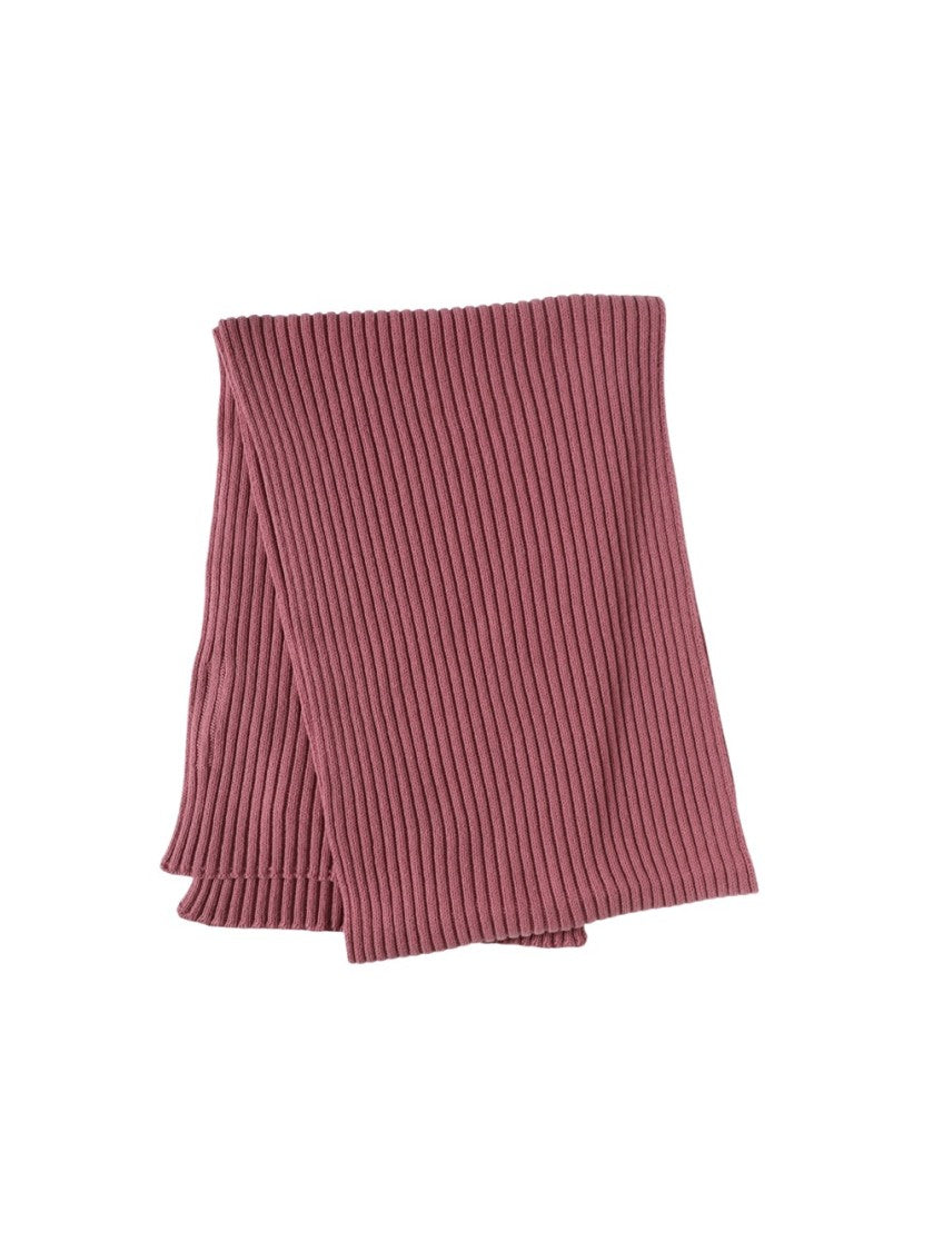 Rick Owens Long Ribbed-Knit Scarf Thulian