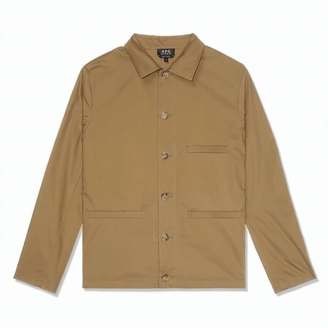 A.P.C. Brown Jacket With Classic Collar